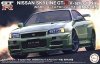 Fujimi 04666 1/24 ID285 Skyline GT-R V-specII Nür (w/NISMO front aero bumper) BNR34 type