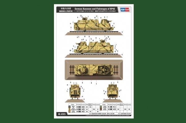 Hobby Boss 82925 1/72 German Kanonen&amp;Flakwagen BP42
