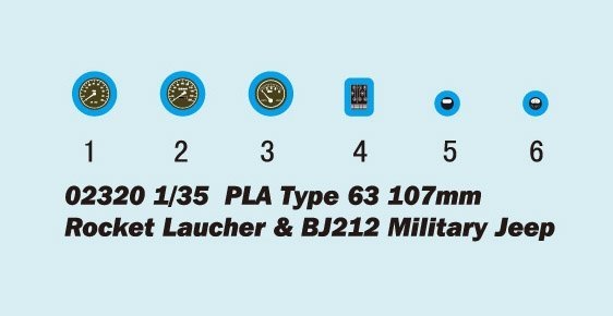 Trumpeter 02320 Pla Type 63 107Mm