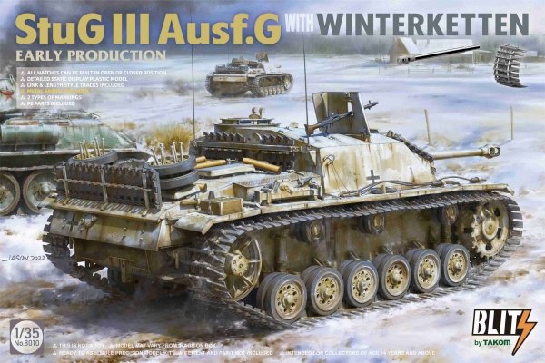 Takom 8010 StuG III Ausf. G With Winterketten Early Production 1/35