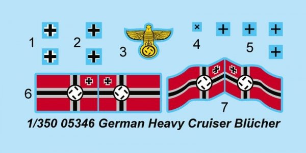Trumpeter 05346 German heavy cruiser Blucher