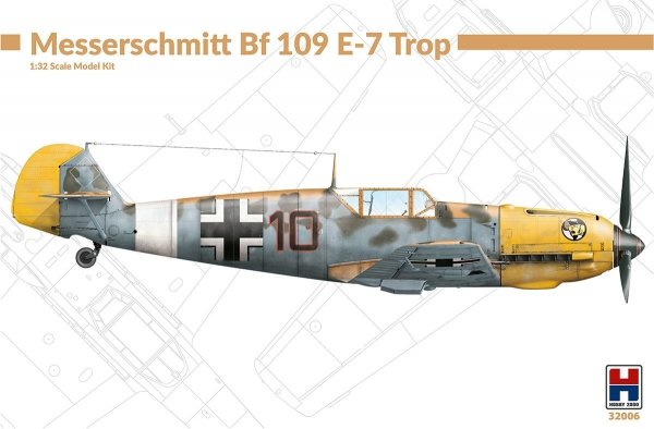 Hobby 2000 32006 Messerschmitt Bf 109 E-7 Trop 1/32