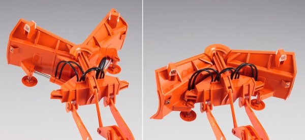 Hasegawa 66102 Hitachi Wheel Loader ZW100-6 Multiplow (Snowplow) 1/35