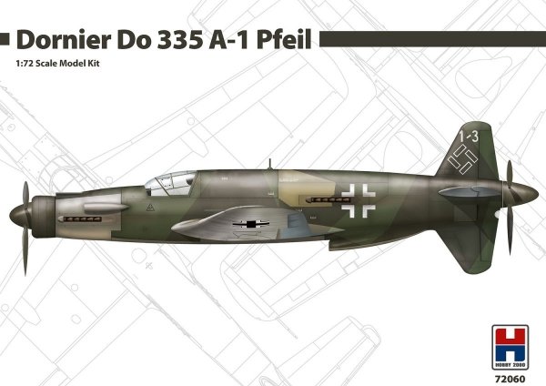 Hobby 2000 72060 Dornier Do 335 A-1 Pfeil 1/72