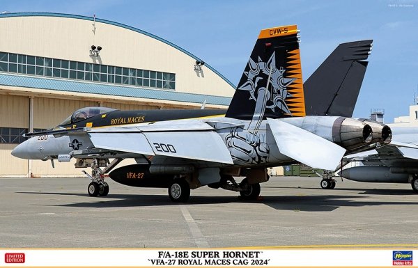 Hasegawa 07537 F/A-18E Super Hornet 'VFA-27 Royal Maces CAG 2024' 1/48