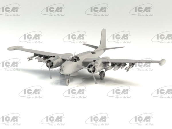 ICM 48280 B-26K with USAF Pilots &amp; Ground Personnel 1/48