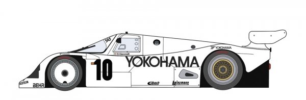 Hasegawa 20662 Kremer Porsche 962C &quot;1988 Monza&quot; 1/24