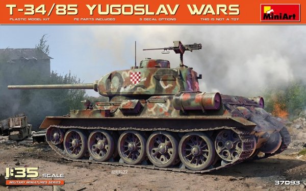 Mini Art 37093 T34/85 Yugoslav Wars 1/35