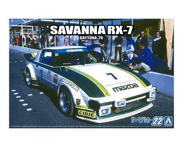 Aoshima 06103 1/24 MC#22 MAZDA SA22C RX-7 Daytona '79