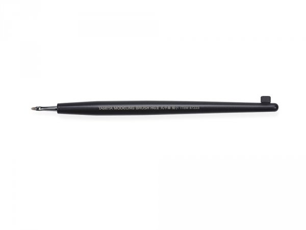 Tamiya 87223 Tamiya Modeling Brush HG II Rounded Flat Brush (Extra Small)