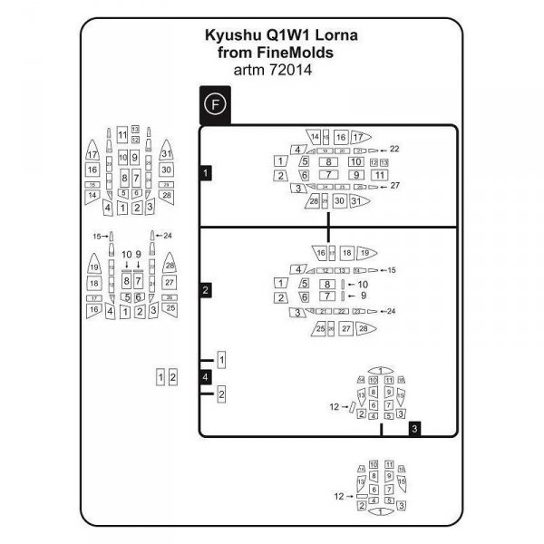 Fly ARTM72014 Kyushu Q1W1 Lorna for Fine Molds  maska