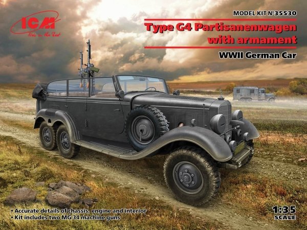 ICM 35530 G4 with armament, WWII German Car 1/35