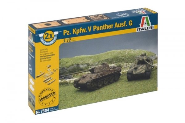 Italeri 7504 1/72 Pz. Kpfw. V Panther Ausf. G