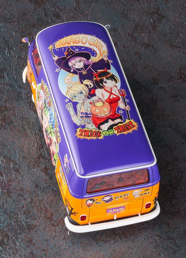 Hasegawa SP573-52373 Volkswagen Type 2 Delivery Van &quot;Egg Girls Happy Halloween&quot; 1/24