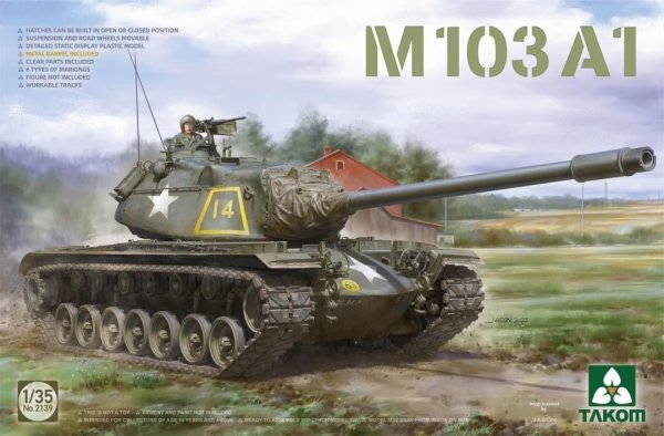 Takom 2139 M103A1 1/35