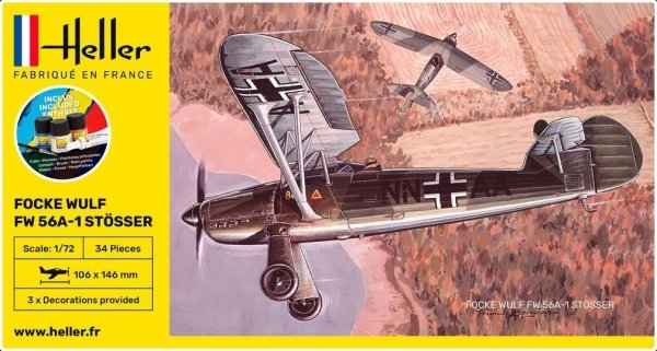 Heller 56238 Starter Set - FW-56 Stosser 1/72