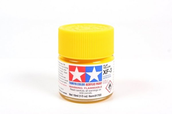 Tamiya 81703 Acrylic Mini XF-3 Flat Yellow 10ml