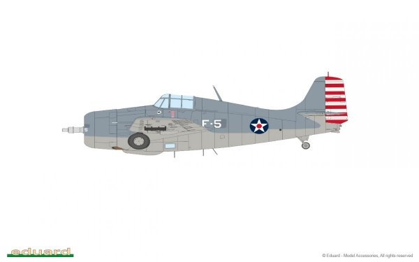Eduard 11166 MIDWAY Dual Combo F4F-3 and F4F-4 1/48