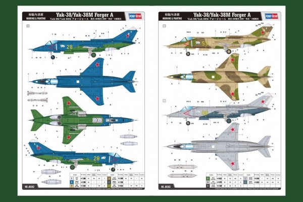 Hobby Boss 80362 Yak-28/Yak-38M 1/48