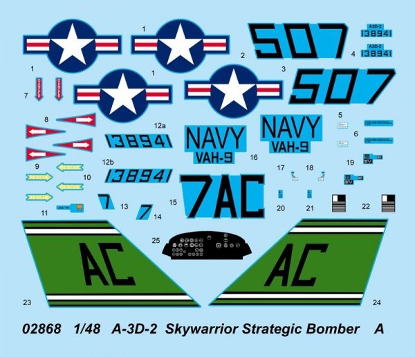 Trumpeter 02868 A-3D-2 Sky Warrior