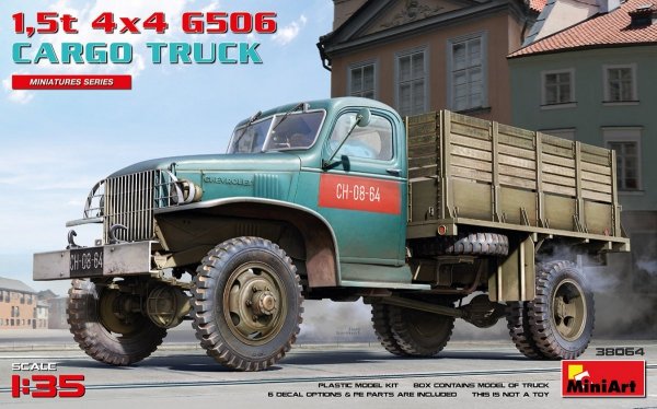 Mini Art 38064 1,5 t 4x4 G506 Cargo Truck 1/35