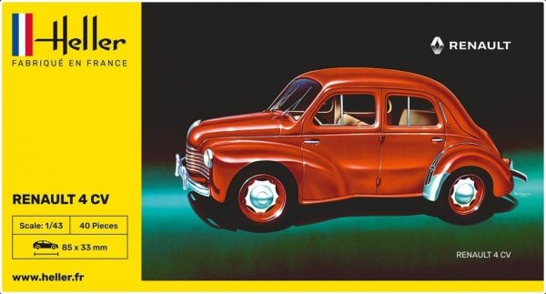 Heller 80174 Renault 4 Cv 1/43 S-30