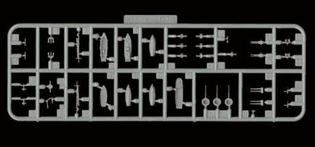 Fujimi 113494 1/700 GUP-57 IJN GUN &amp; BOAT SET