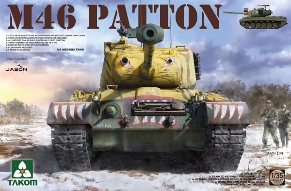 Takom 2117 US Medium Tank M-46 Patton
