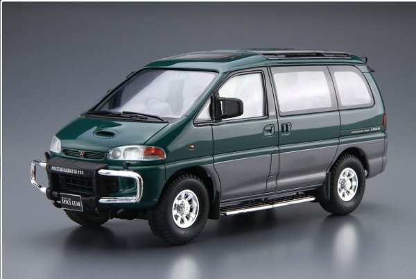 Aoshima 06140 1/24 MC#96 Mitsubishi PE8W Delica Space Gear '96