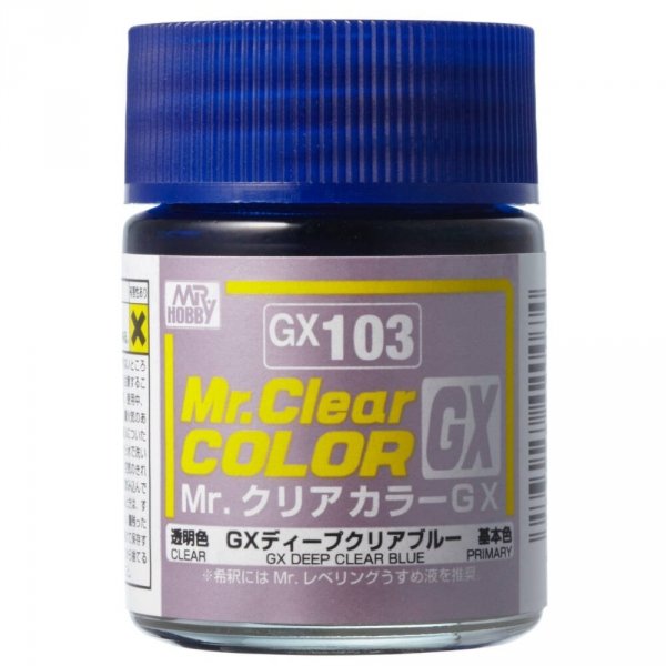 GX Deep Clear Blue (18ml) GUN-GX103