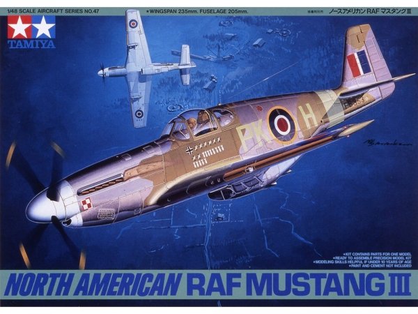 Tamiya 61047 N.A. RAF Mustang III