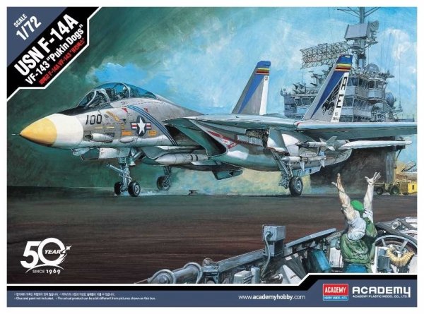 Academy 12563 USN F-14A VF-143 Pukin Dogs - 1/72