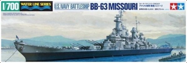 Tamiya 31613 U.S. Battleship Missouri 1/700