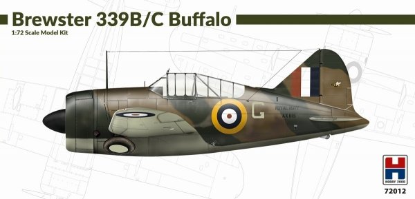 Hobby 2000 72012 Brewster 339 B/C Buffalo 1/72