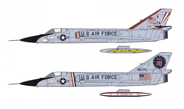 Hasegawa 02402 F-106A Delta Dart 'Bicentennial' 1/72