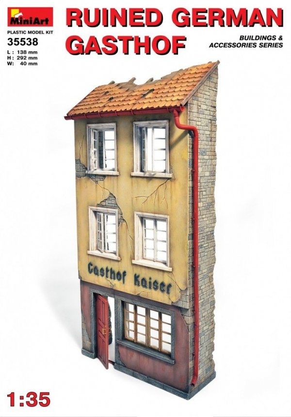 Mini Art 35538 Ruined Ger. Gasthof