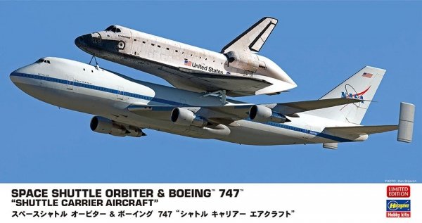Hasegawa 10844 Space Shuttle Orbiter & Boeing 747 "Shuttle Carrier Aircraft" 1/200
