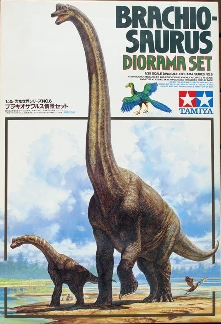 Tamiya 60106 Brachiosaurus Diorama Set 1/35