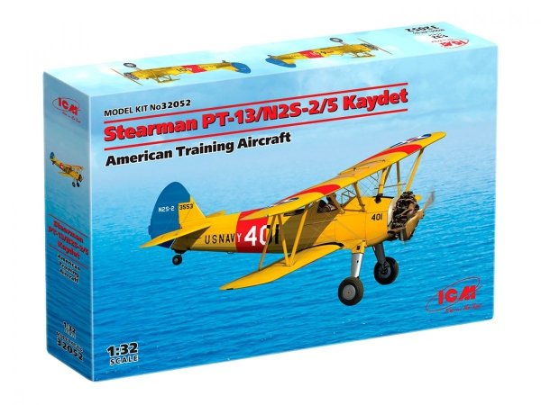 ICM 32052 Stearman PT-13/N2S-2/5 Kaydet, American Training Aircraft