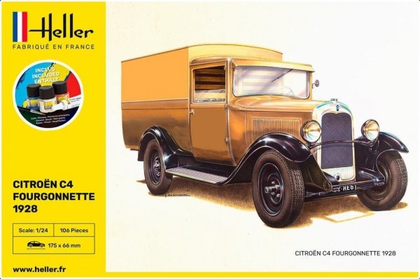 Heller 56703 Starter Set - Citroen C4 Fourgonnette 1926