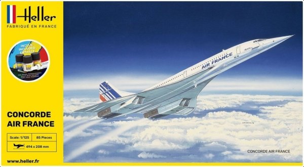 Heller 56445 Starter Kit - Concorde Air France 1/125