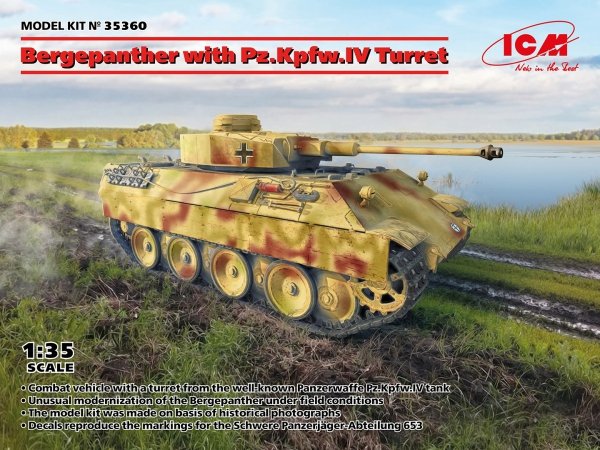 ICM 35360 Bergepanther with Pz.Kpfw. IV Turret 1/35