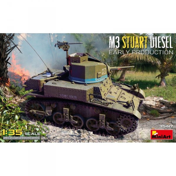 Mini Art 35417 M3 Stuart Diesel Early Production 1/35