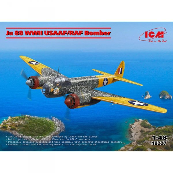 ICM 48227 Ju 88 WWII USAA/RAF Bomber 1/48