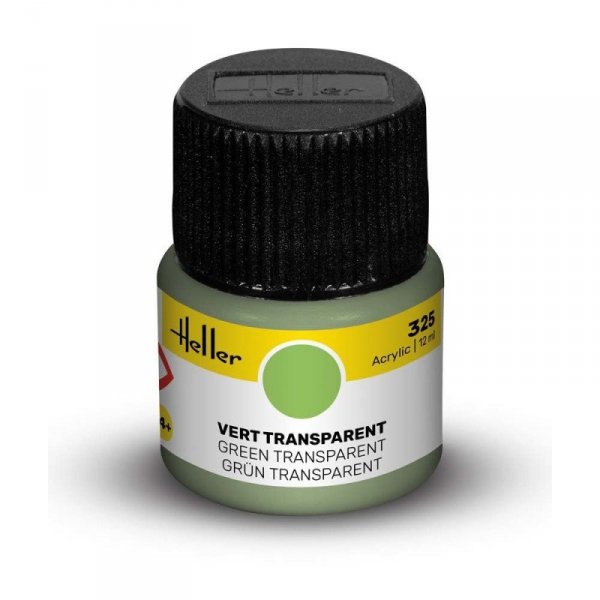 Heller Acrylic Paint 325 Green Transparent 12 ml