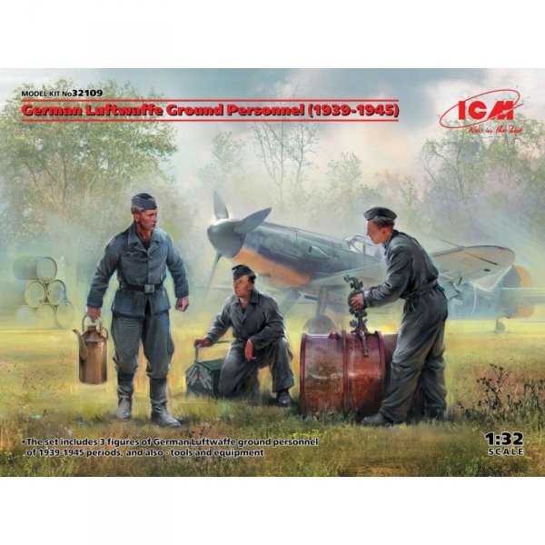 ICM 32109  German Luftwaffe Ground Personnel (1939-1945)