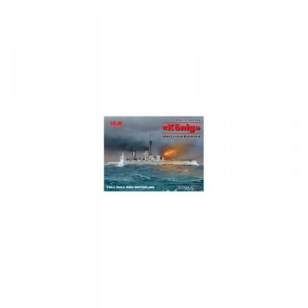 ICM S.014 Koenig WWI German Battleship 1/700