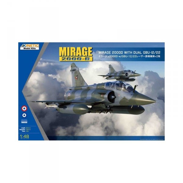 Kinetic 48120 Mirage 2000D with dual GBU-12/22