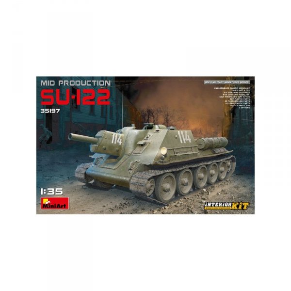 Mini Art 35197 SU-122 ( Mid ) w/Interior