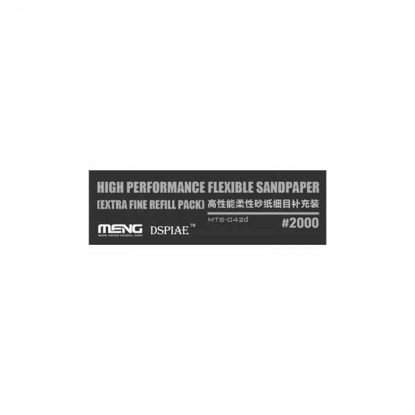 Meng MTS-042d High Performance Flexible Sandpaper (Extra Fine Refill Pack)